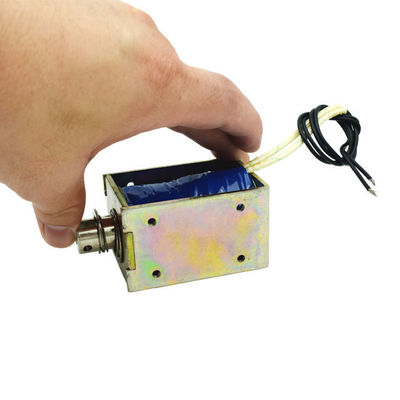 U1668 ミニフレームソレノイド Dc 20mmストローク 45N Dc 12v 24vプッシュソレノイド