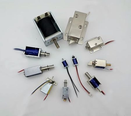 OEM/ODM 対応 DC電源電磁管 0415-2 5V 6V 12V 24V 3mm ストローク ミニプッシュプル電磁石